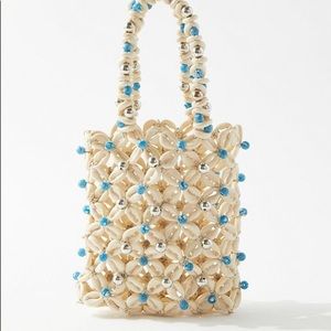 Urban Outfitters | Mini Handbag with Shell Beads